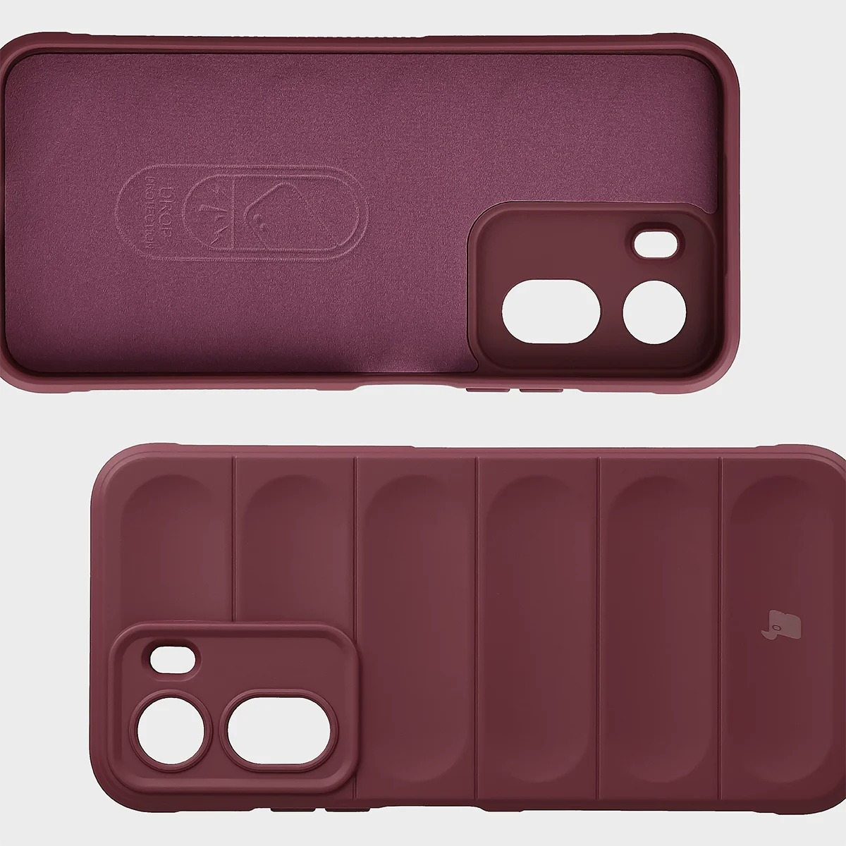 Robuste Handyhülle für Xiaomi Redmi A7 Pro / POCO C85X / C81 / C81 Pro, Bizon Case Tur, Burgunderrot