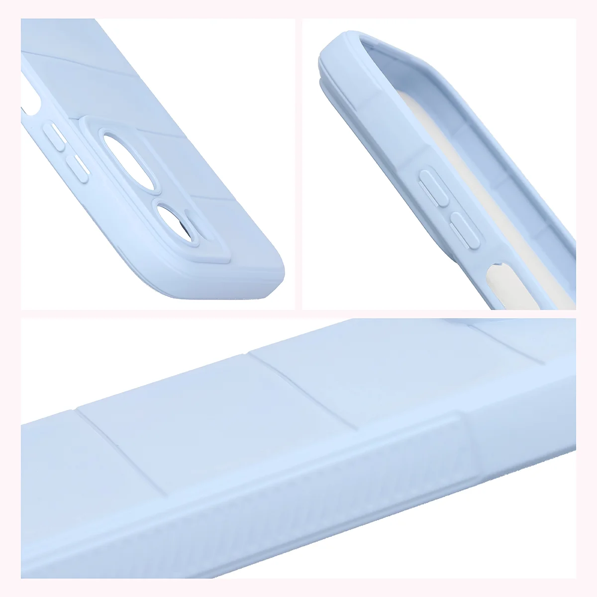 Robuste Handyhülle für Xiaomi Redmi A7 Pro / POCO C85X / C81 / C81 Pro, Bizon Case Tur, Hellblau