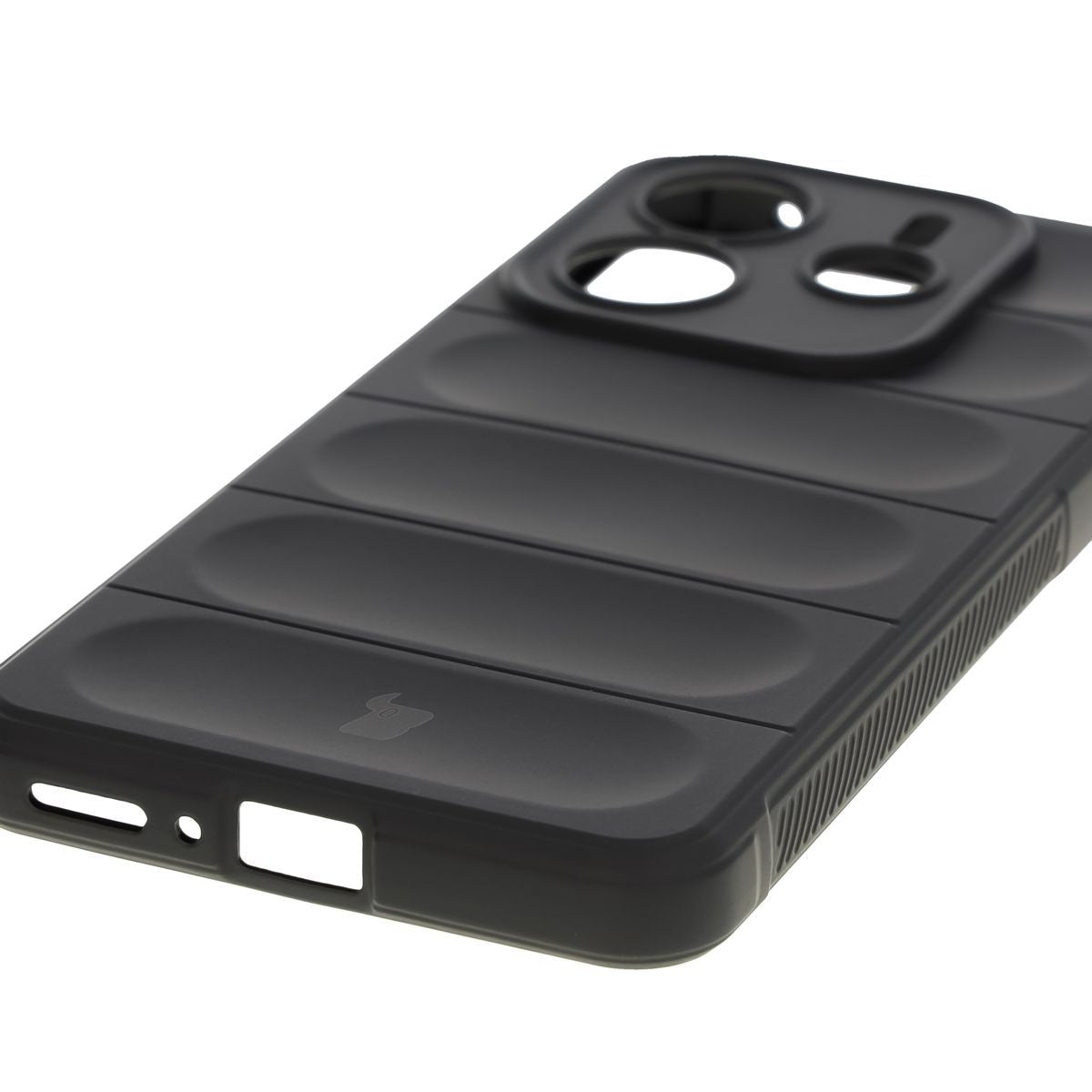 Robuste Handyhülle für Xiaomi Redmi Note 14 5G, Bizon Case Tur, Schwarz