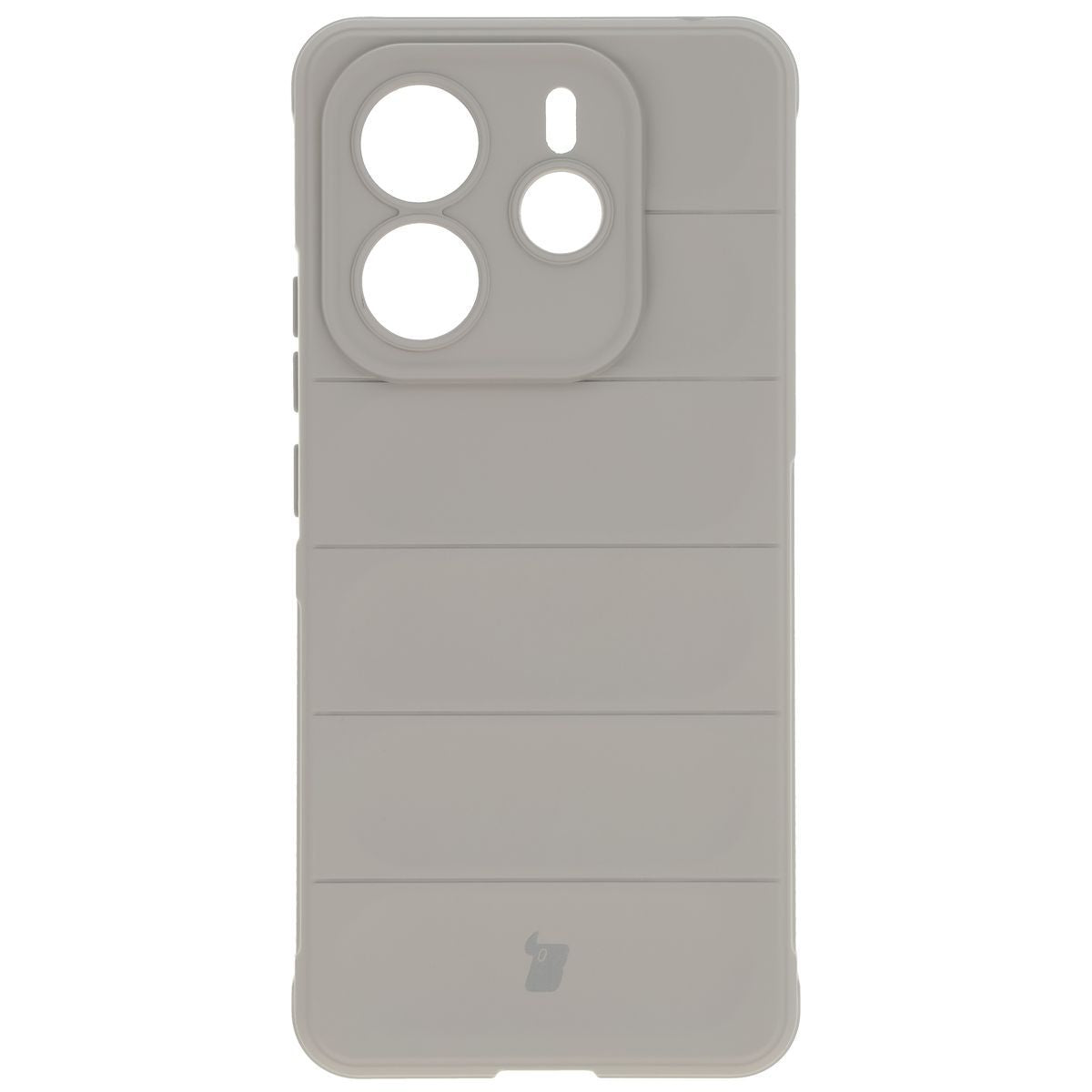 Robuste Handyhülle für Xiaomi Redmi Note 14 5G, Bizon Case Tur, Hellgrau