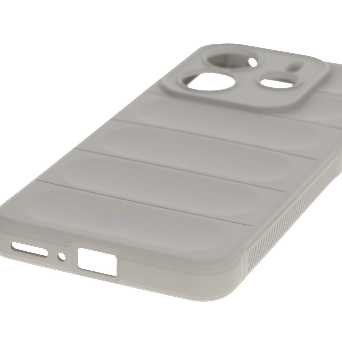 Robuste Handyhülle für Xiaomi Redmi Note 14 5G, Bizon Case Tur, Hellgrau