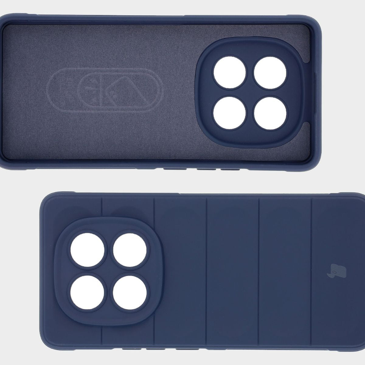 Robuste Handyhülle für Xiaomi Redmi Note 14 Pro 5G / Poco X7, Bizon Case Tur, Dunkelblau