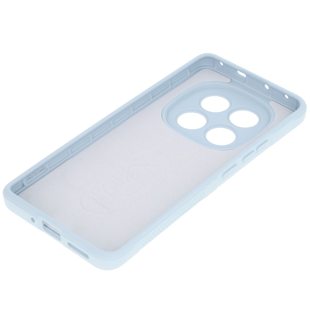 Robuste Handyhülle für Xiaomi Redmi Note 14 Pro 5G / Poco X7, Bizon Case Tur, Hellblau