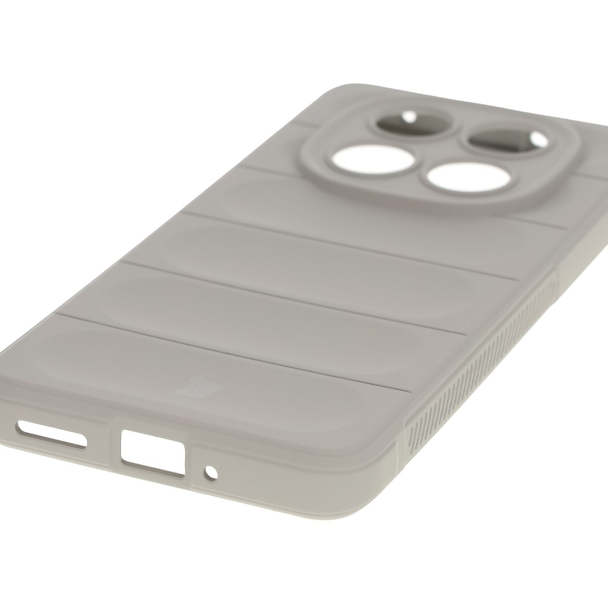 Robuste Handyhülle für Xiaomi Redmi Note 14 Pro 5G / Poco X7, Bizon Case Tur, Hellgrau