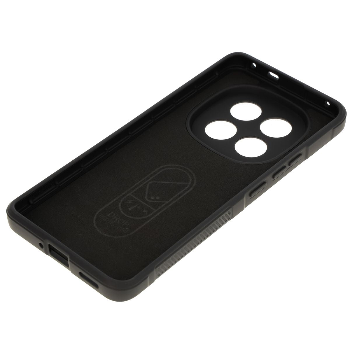Robuste Handyhülle für Xiaomi Redmi Note 14 Pro Plus 5G, Bizon Case Tur, Schwarz