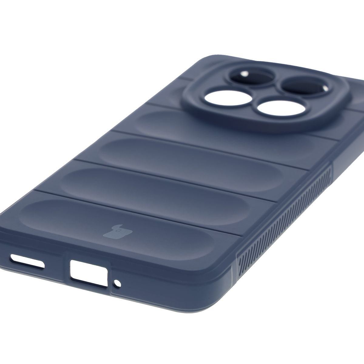 Robuste Handyhülle für Xiaomi Redmi Note 14 Pro Plus 5G, Bizon Case Tur, Dunkelblau