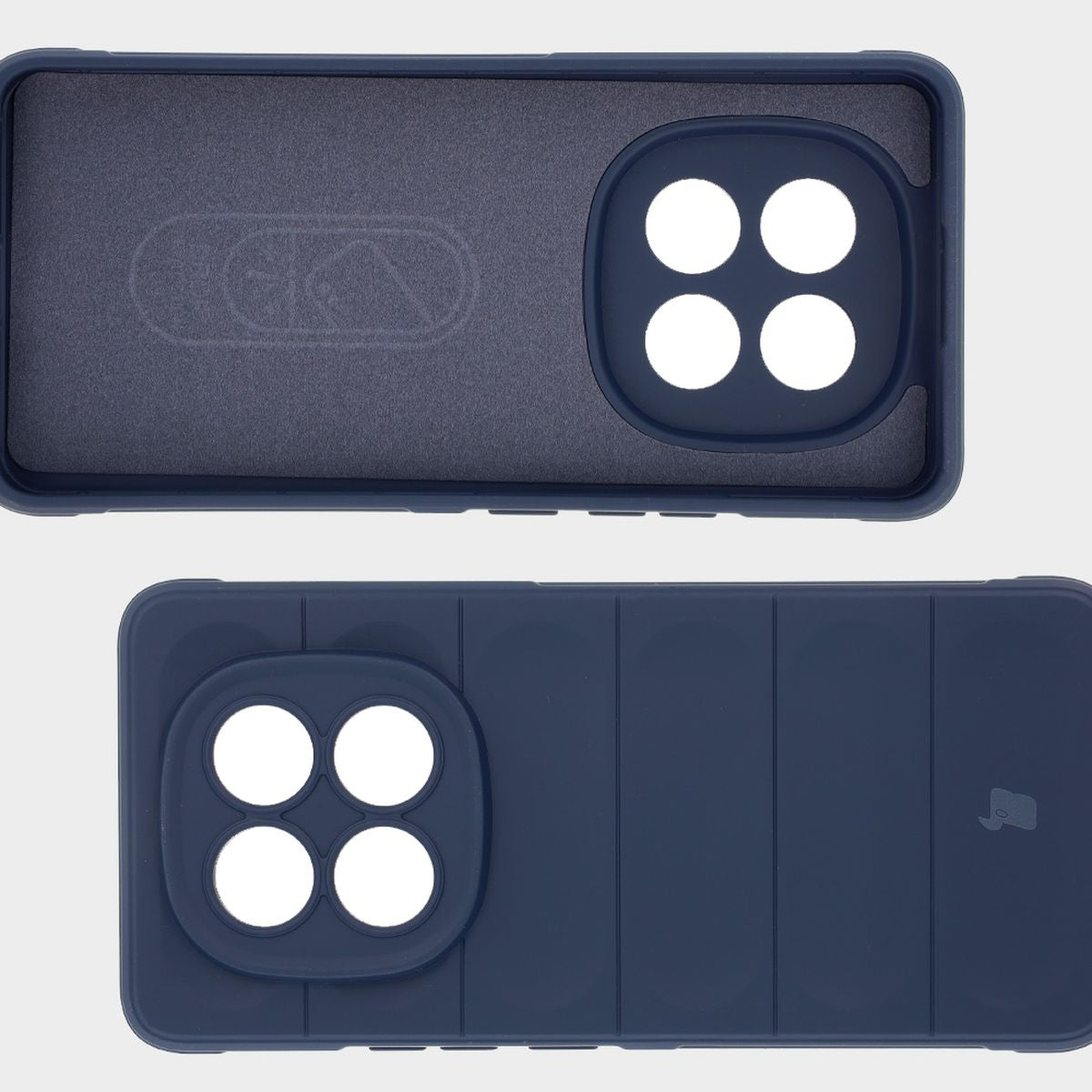 Robuste Handyhülle für Xiaomi Redmi Note 14 Pro Plus 5G, Bizon Case Tur, Dunkelblau