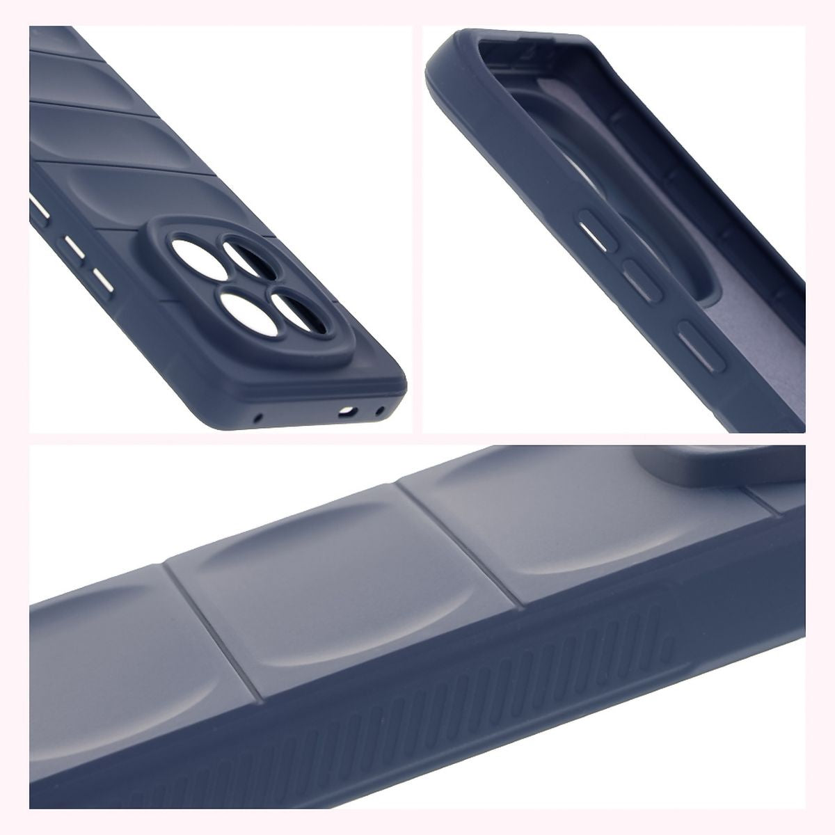 Robuste Handyhülle für Xiaomi Redmi Note 14 Pro Plus 5G, Bizon Case Tur, Dunkelblau
