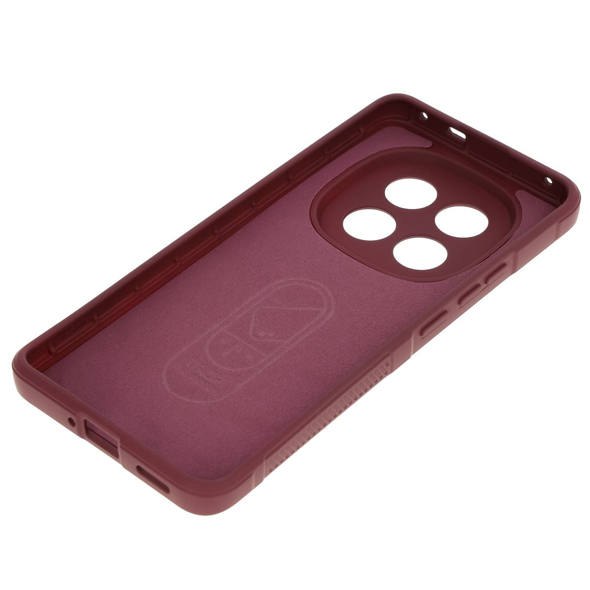Robuste Handyhülle für Xiaomi Redmi Note 14 Pro Plus 5G, Bizon Case Tur, Burgunderrot