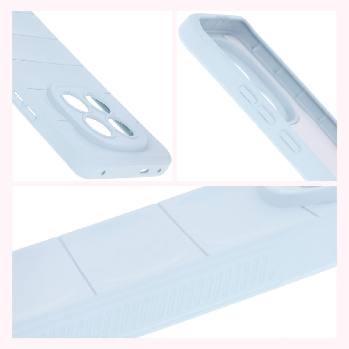 Robuste Handyhülle für Xiaomi Redmi Note 14 Pro Plus 5G, Bizon Case Tur, Hellblau