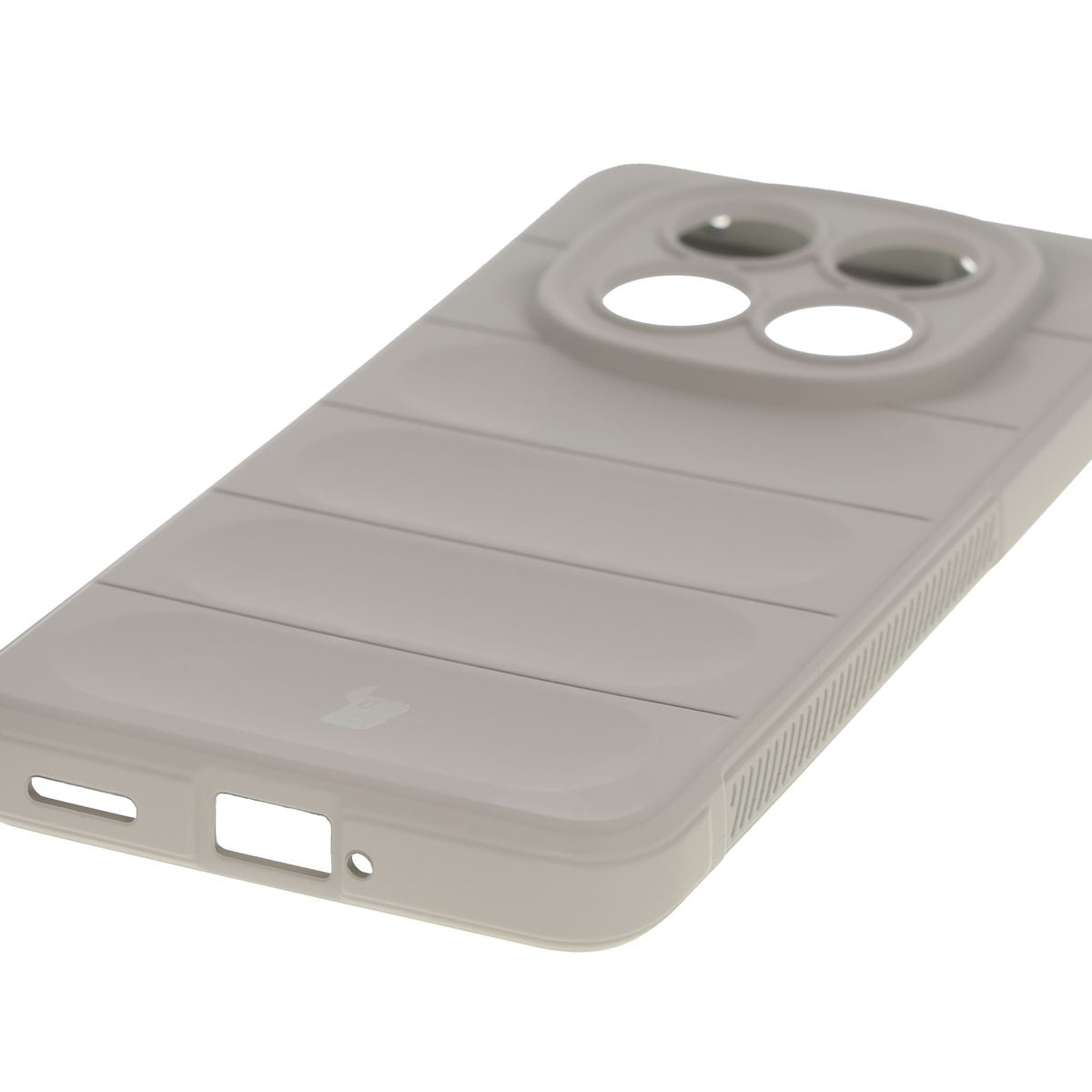 Robuste Handyhülle für Xiaomi Redmi Note 14 Pro Plus 5G, Bizon Case Tur, Hellgrau