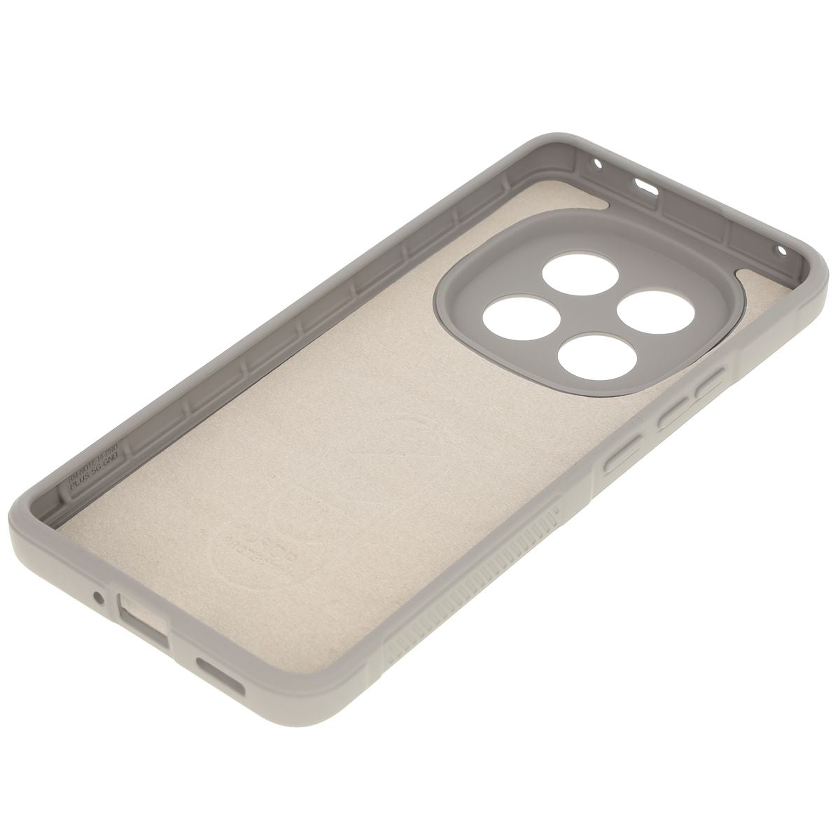 Robuste Handyhülle für Xiaomi Redmi Note 14 Pro Plus 5G, Bizon Case Tur, Hellgrau