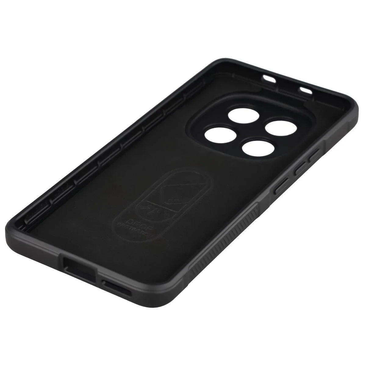 Robuste Handyhülle für Xiaomi Redmi Note 15 4G, Bizon Case Tur, Schwarz