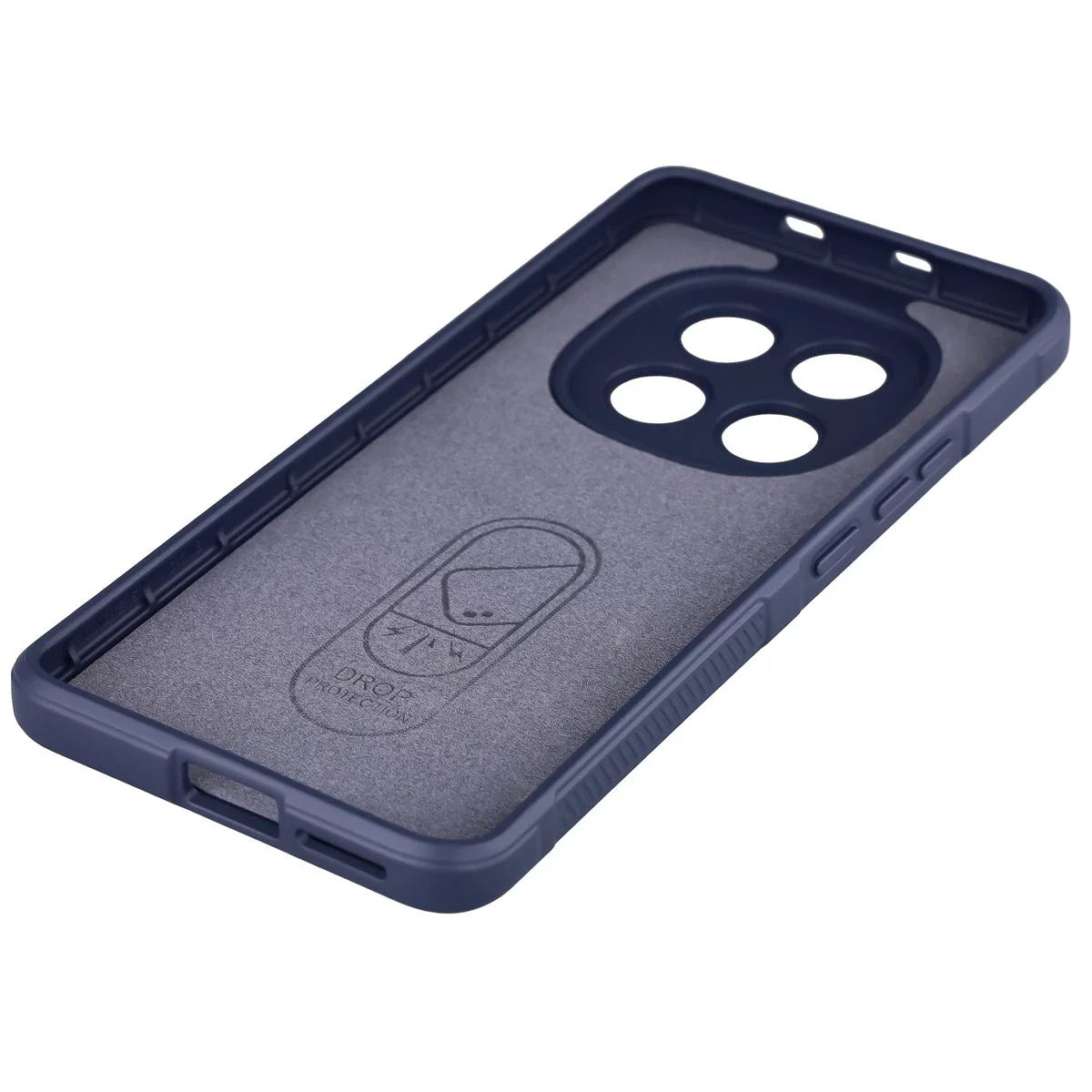 Robuste Handyhülle für Xiaomi Redmi Note 15 4G, Bizon Case Tur, Dunkelblau