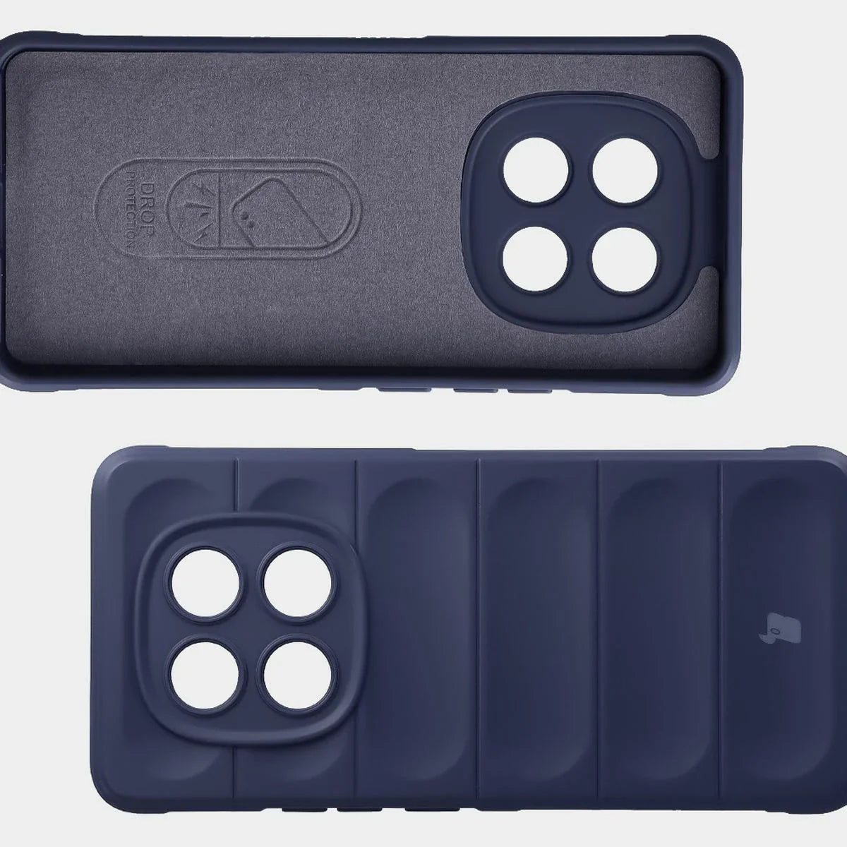 Robuste Handyhülle für Xiaomi Redmi Note 15 4G, Bizon Case Tur, Dunkelblau