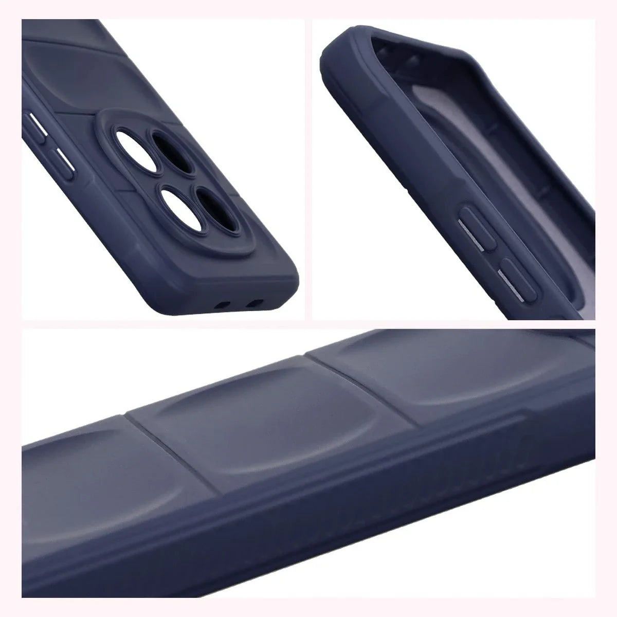 Robuste Handyhülle für Xiaomi Redmi Note 15 4G, Bizon Case Tur, Dunkelblau