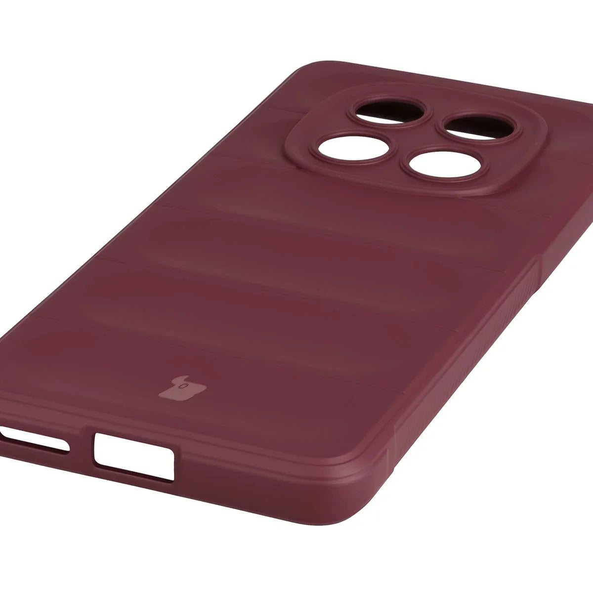 Robuste Handyhülle für Xiaomi Redmi Note 15 4G, Bizon Case Tur, Burgunderrot