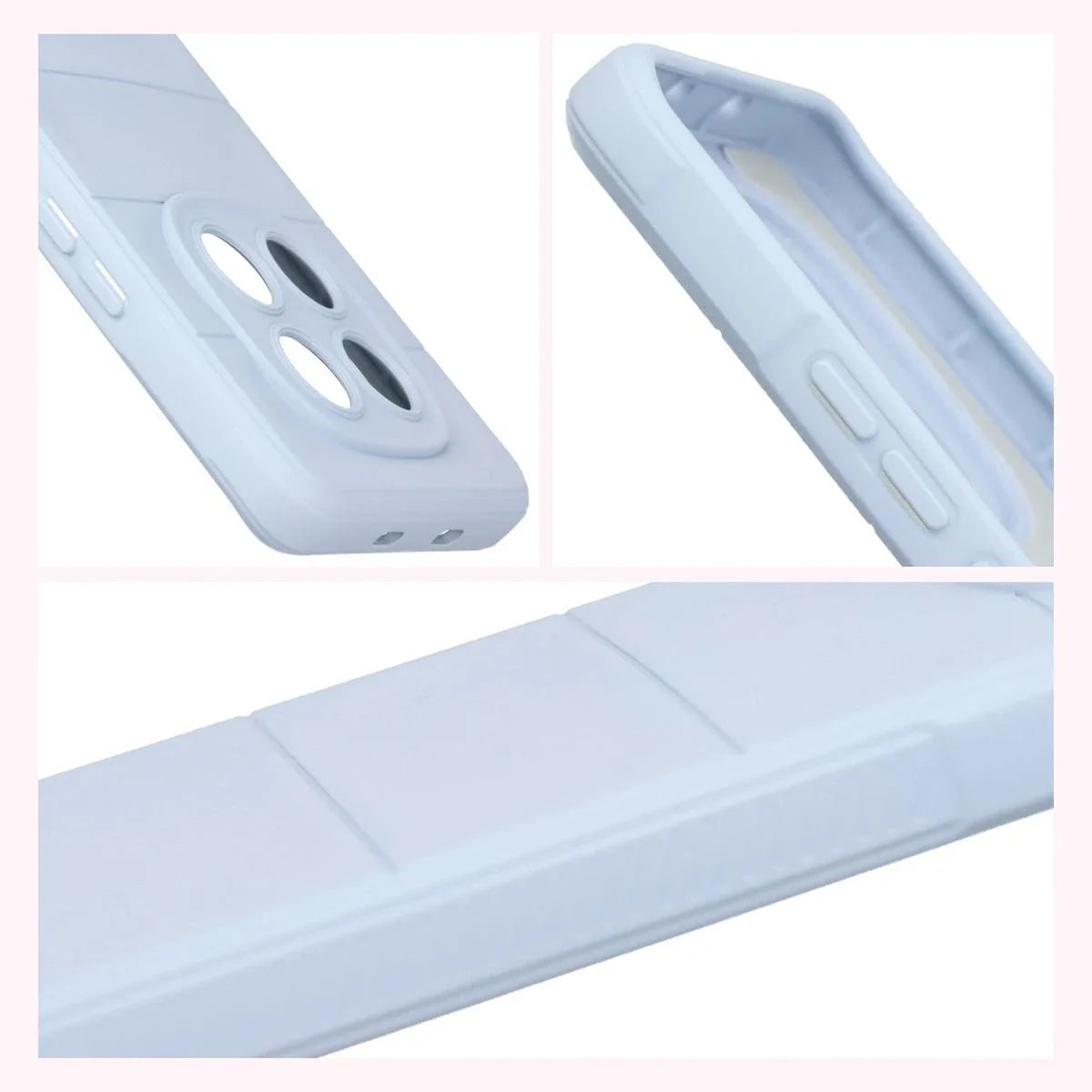 Robuste Handyhülle für Xiaomi Redmi Note 15 4G, Bizon Case Tur, Hellblau