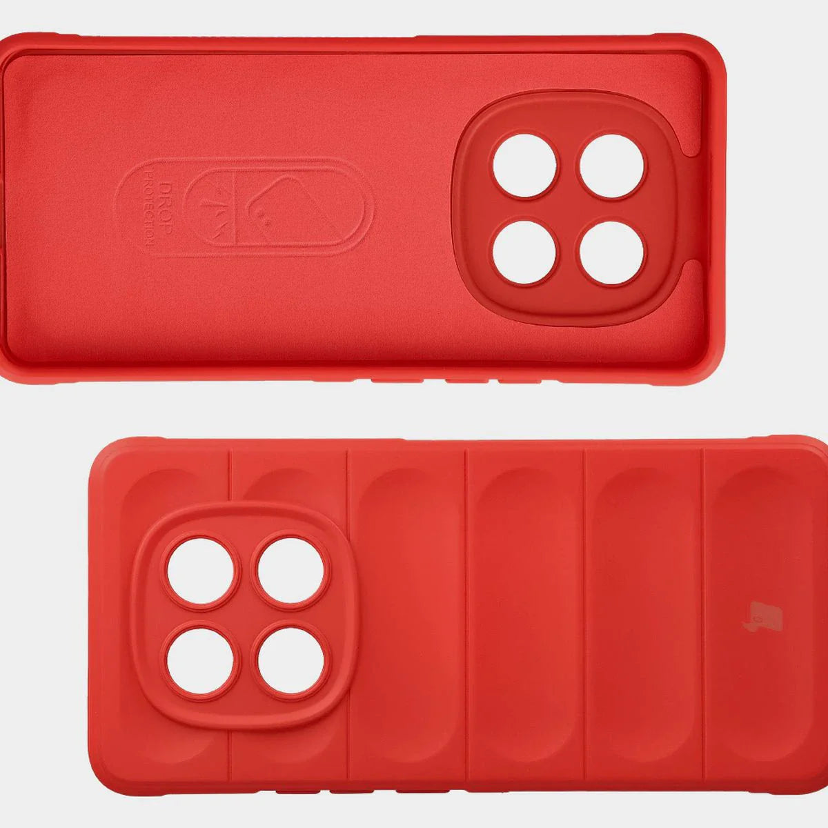 Robuste Handyhülle für Xiaomi Redmi Note 15 4G, Bizon Case Tur, Rot