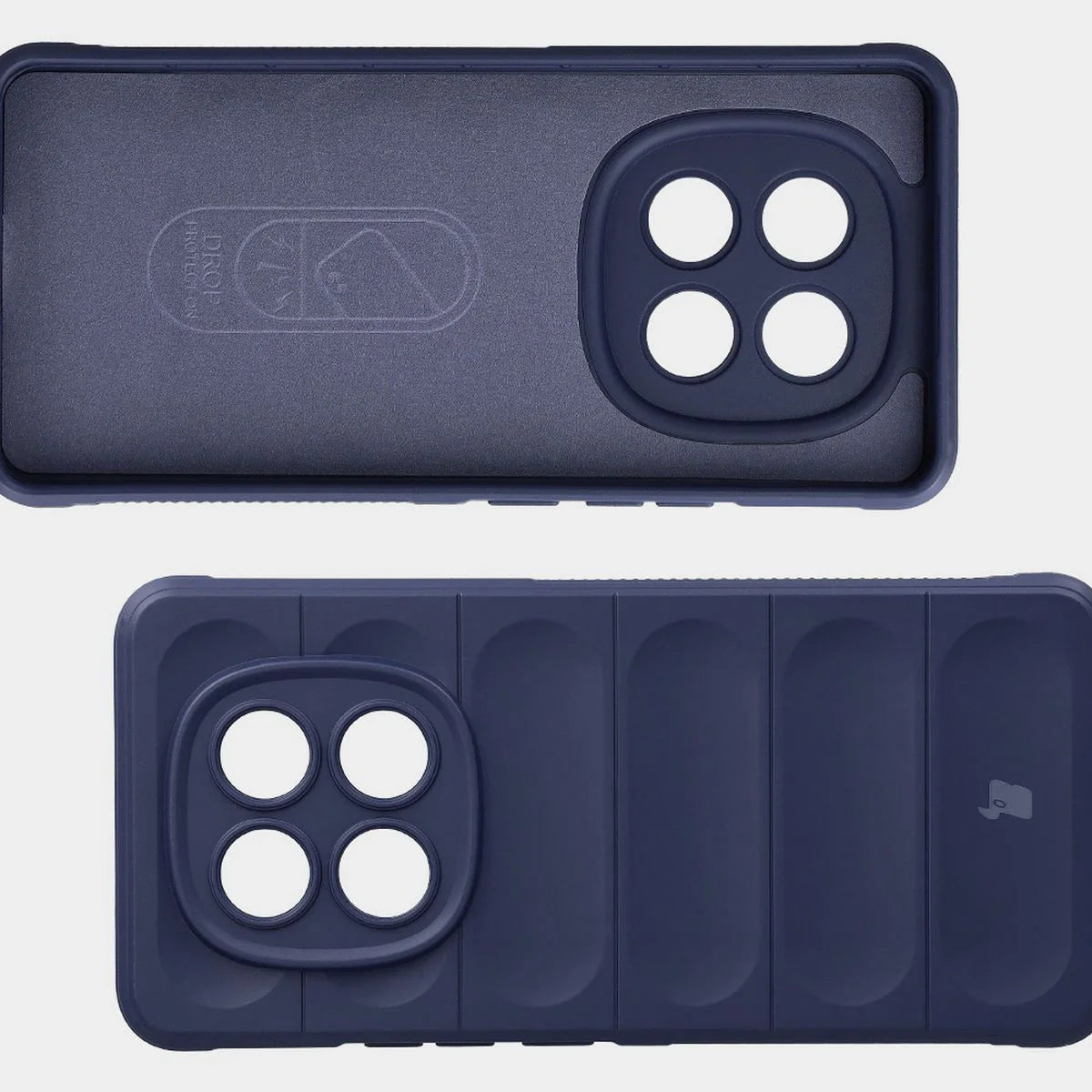 Robuste Handyhülle für Xiaomi Redmi Note 15 5G / POCO M8 5G, Bizon Case Tur, Dunkelblau