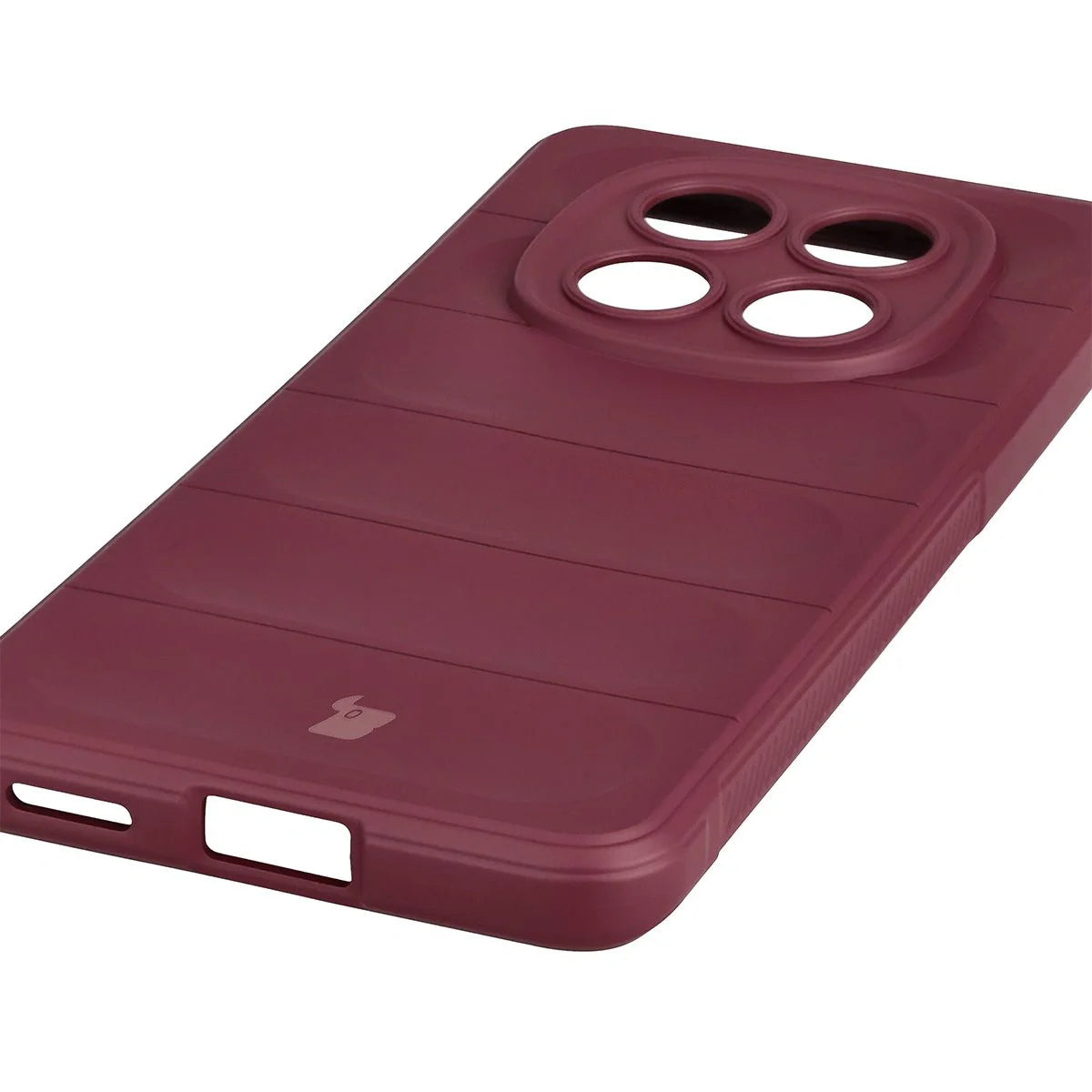 Robuste Handyhülle für Xiaomi Redmi Note 15 5G / POCO M8 5G, Bizon Case Tur, Burgunderrot