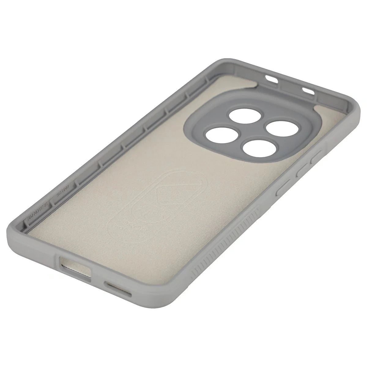Robuste Handyhülle für Xiaomi Redmi Note 15 5G / POCO M8 5G, Bizon Case Tur, Hellgrau