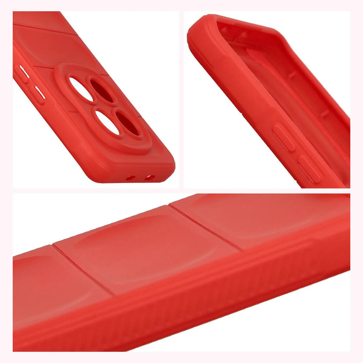 Robuste Handyhülle für Xiaomi Redmi Note 15 5G / POCO M8 5G, Bizon Case Tur, Rot