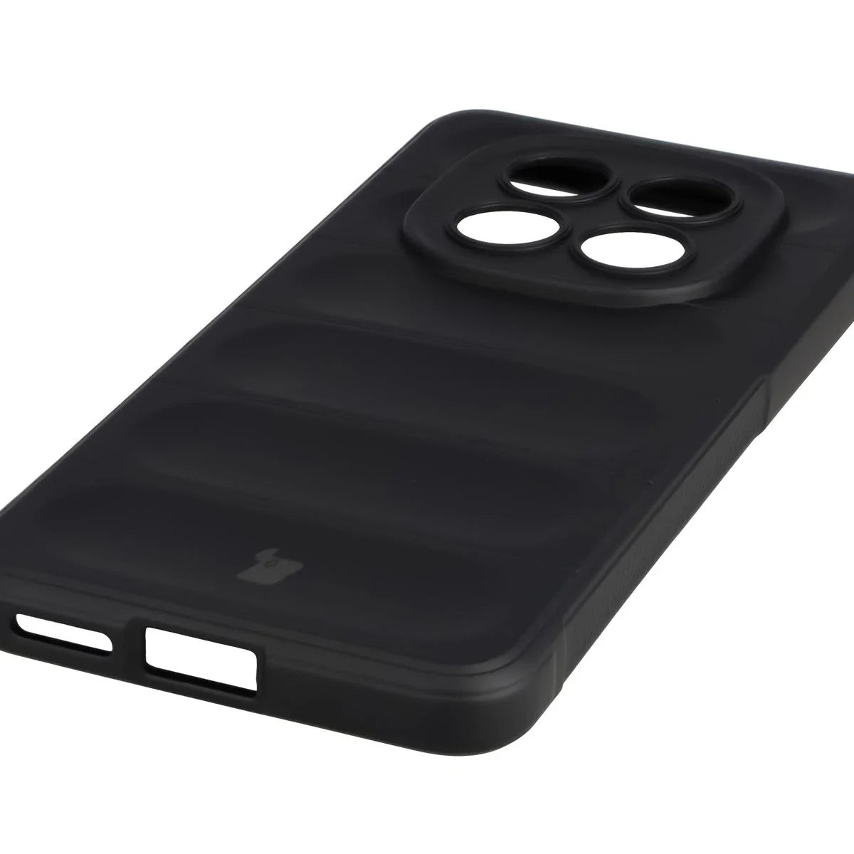 Robuste Handyhülle für Xiaomi Redmi Note 15 Pro 4G, Bizon Case Tur, Schwarz