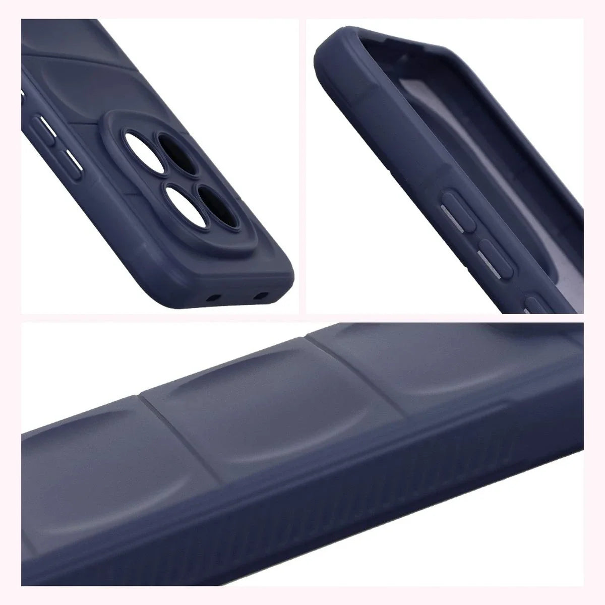 Robuste Handyhülle für Xiaomi Redmi Note 15 Pro 4G, Bizon Case Tur, Dunkelblau