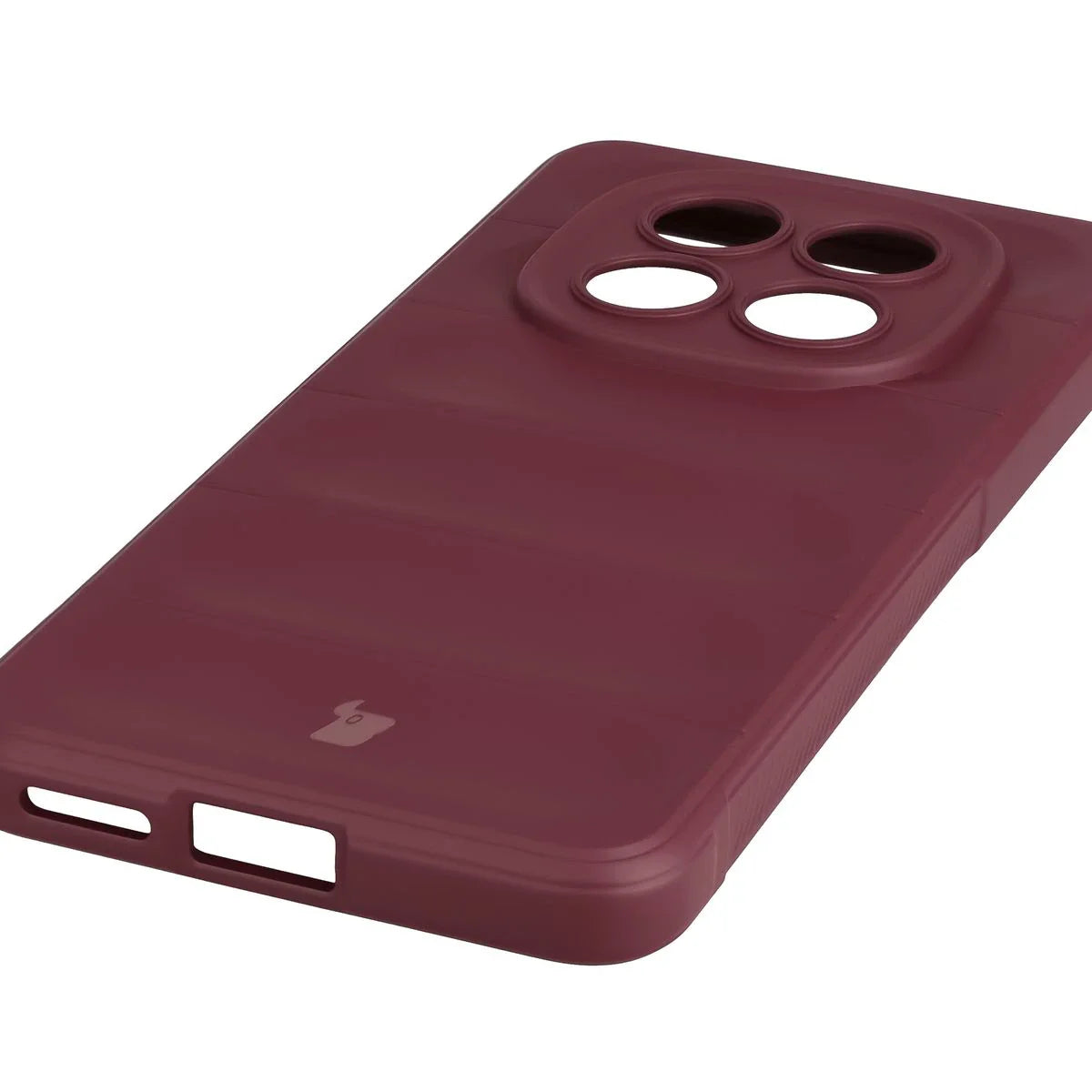 Robuste Handyhülle für Xiaomi Redmi Note 15 Pro 4G, Bizon Case Tur, Burgunderrot