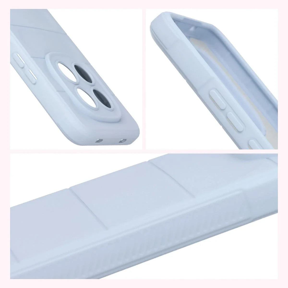 Robuste Handyhülle für Xiaomi Redmi Note 15 Pro 4G, Bizon Case Tur, Hellblau