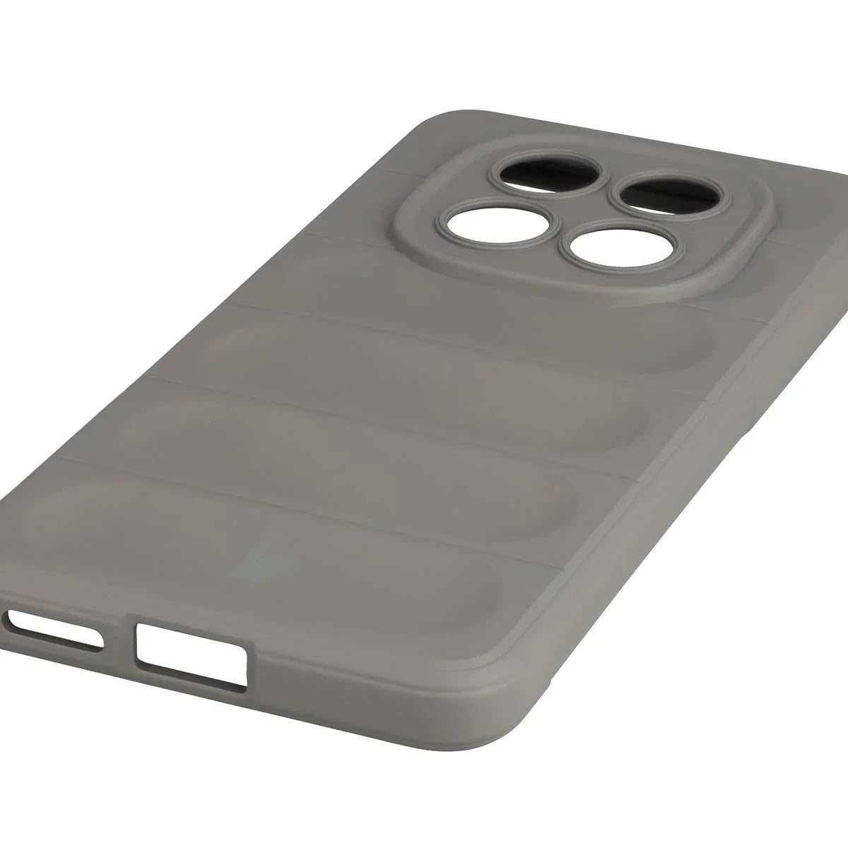 Robuste Handyhülle für Xiaomi Redmi Note 15 Pro 4G, Bizon Case Tur, Hellgrau