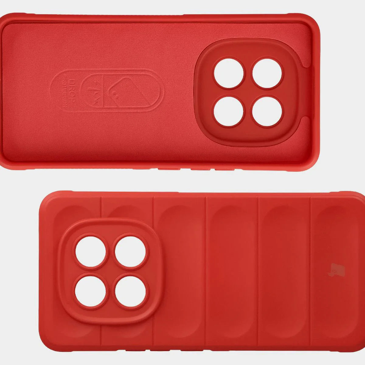 Robuste Handyhülle für Xiaomi Redmi Note 15 Pro 4G, Bizon Case Tur, Rot