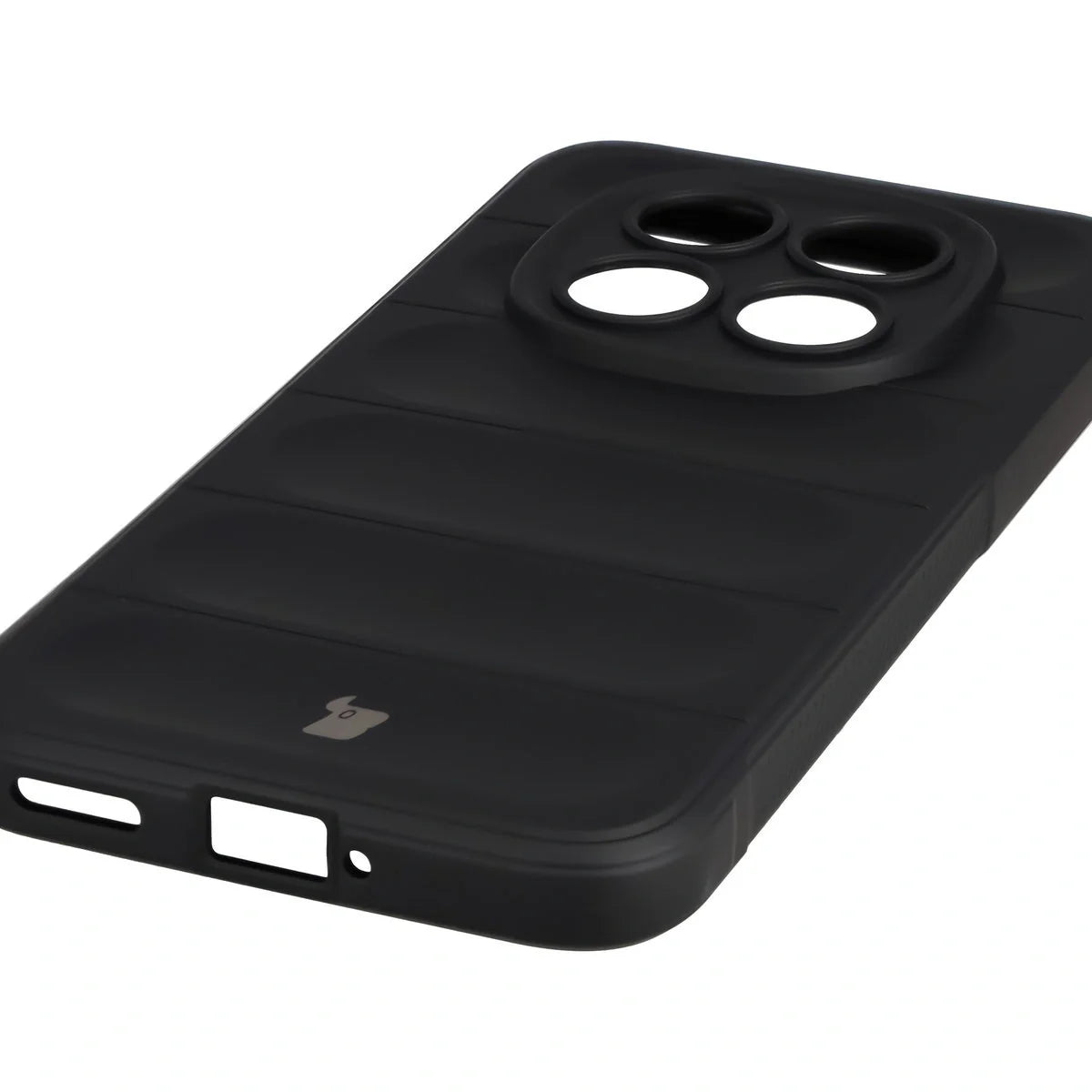 Robuste Handyhülle für Xiaomi Redmi Note 15 Pro 5G, Bizon Case Tur, Schwarz