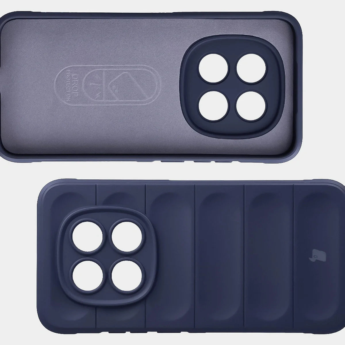Robuste Handyhülle für Xiaomi Redmi Note 15 Pro 5G, Bizon Case Tur, Dunkelblau