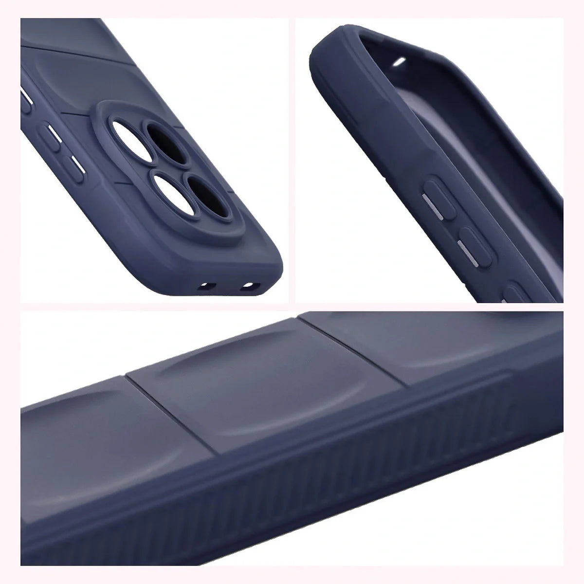 Robuste Handyhülle für Xiaomi Redmi Note 15 Pro 5G, Bizon Case Tur, Dunkelblau