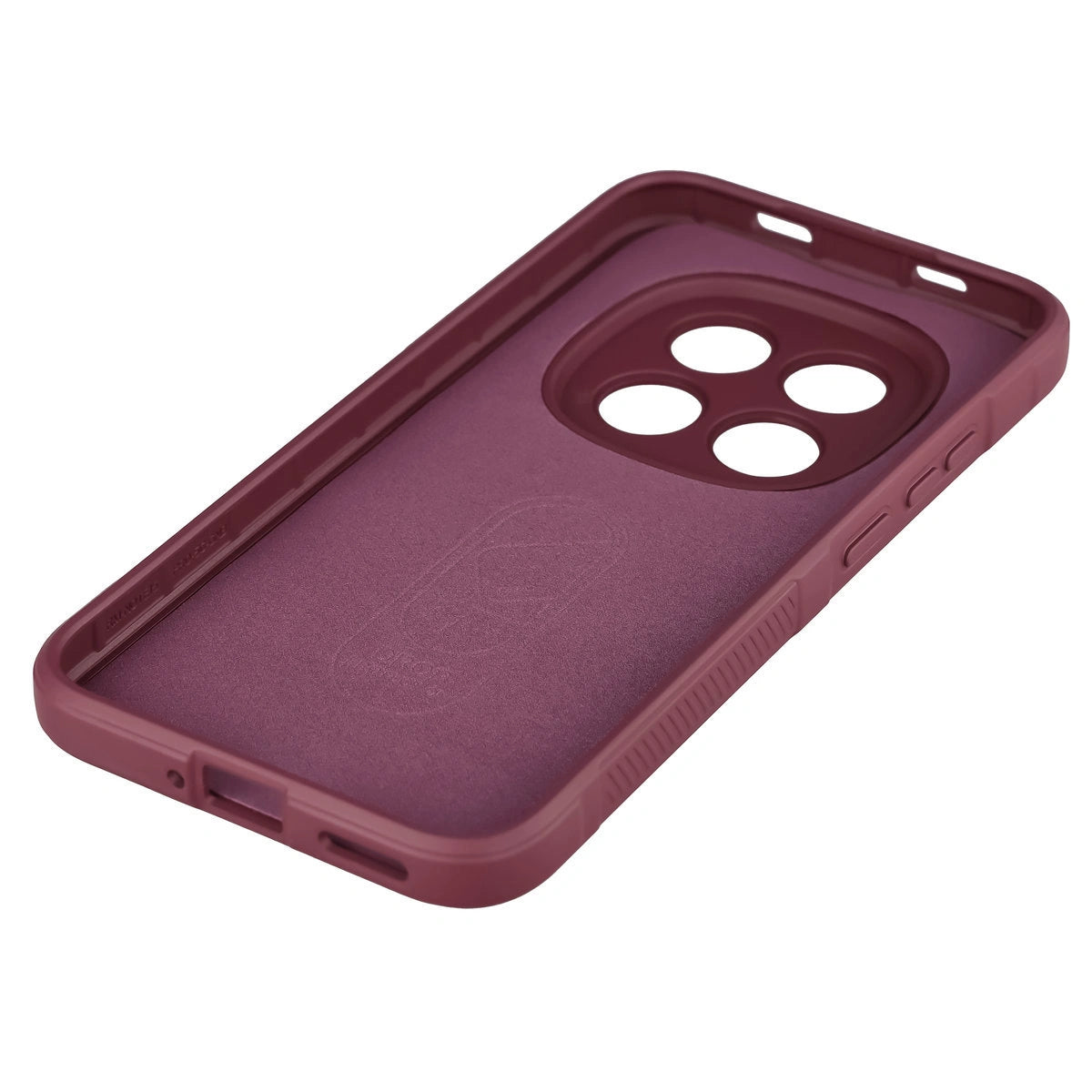 Robuste Handyhülle für Xiaomi Redmi Note 15 Pro 5G, Bizon Case Tur, Burgunderrot