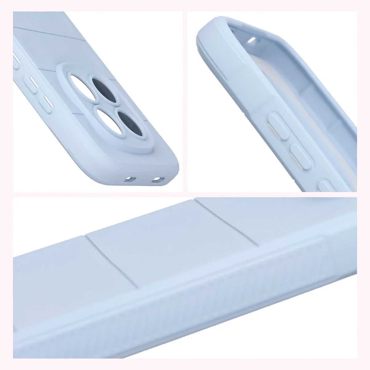 Robuste Handyhülle für Xiaomi Redmi Note 15 Pro 5G, Bizon Case Tur, Hellblau