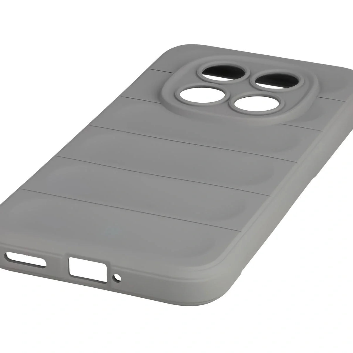 Robuste Handyhülle für Xiaomi Redmi Note 15 Pro 5G, Bizon Case Tur, Hellgrau