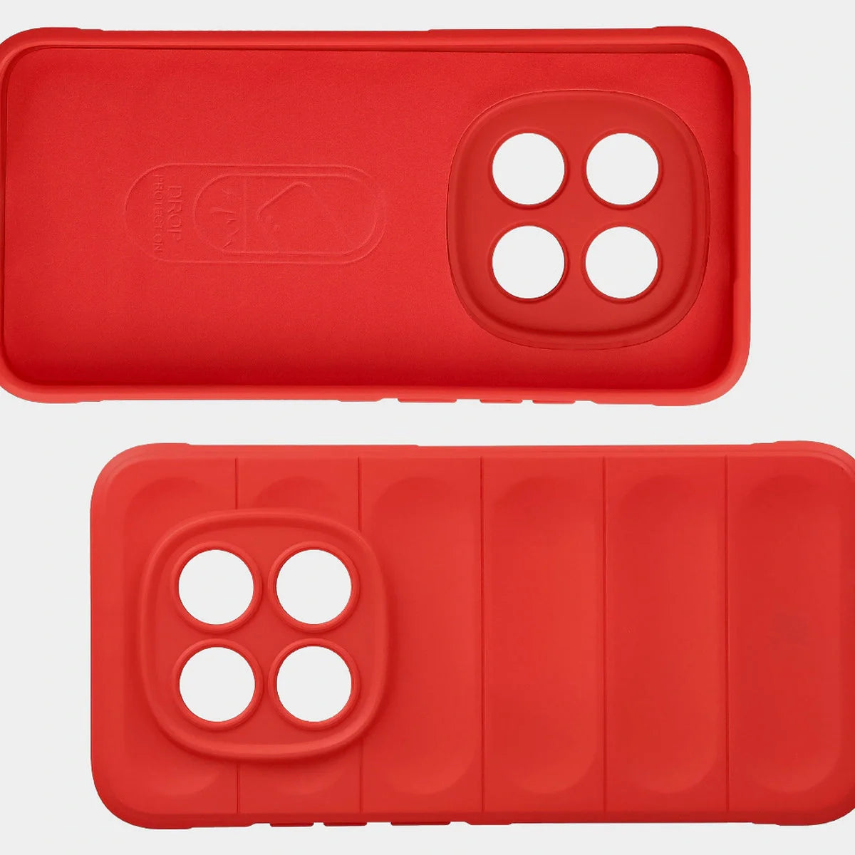 Robuste Handyhülle für Xiaomi Redmi Note 15 Pro 5G, Bizon Case Tur, Rot