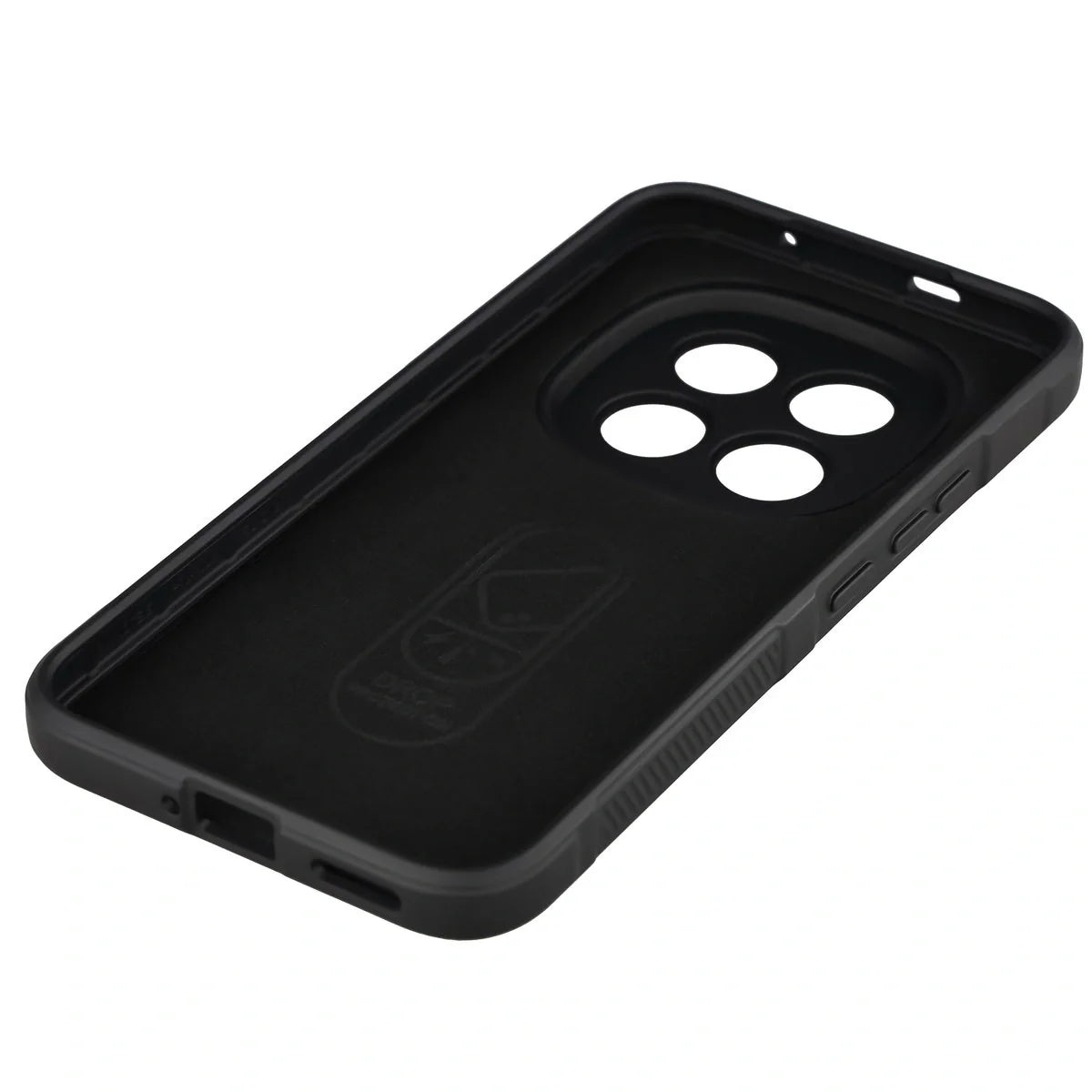 Robuste Handyhülle für Xiaomi Redmi Note 15 Pro Plus 5G / POCO M8 Pro 5G, Bizon Case Tur, Schwarz