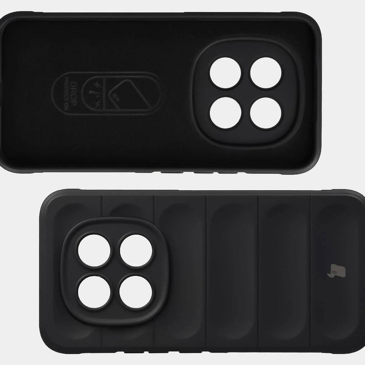Robuste Handyhülle für Xiaomi Redmi Note 15 Pro Plus 5G / POCO M8 Pro 5G, Bizon Case Tur, Schwarz
