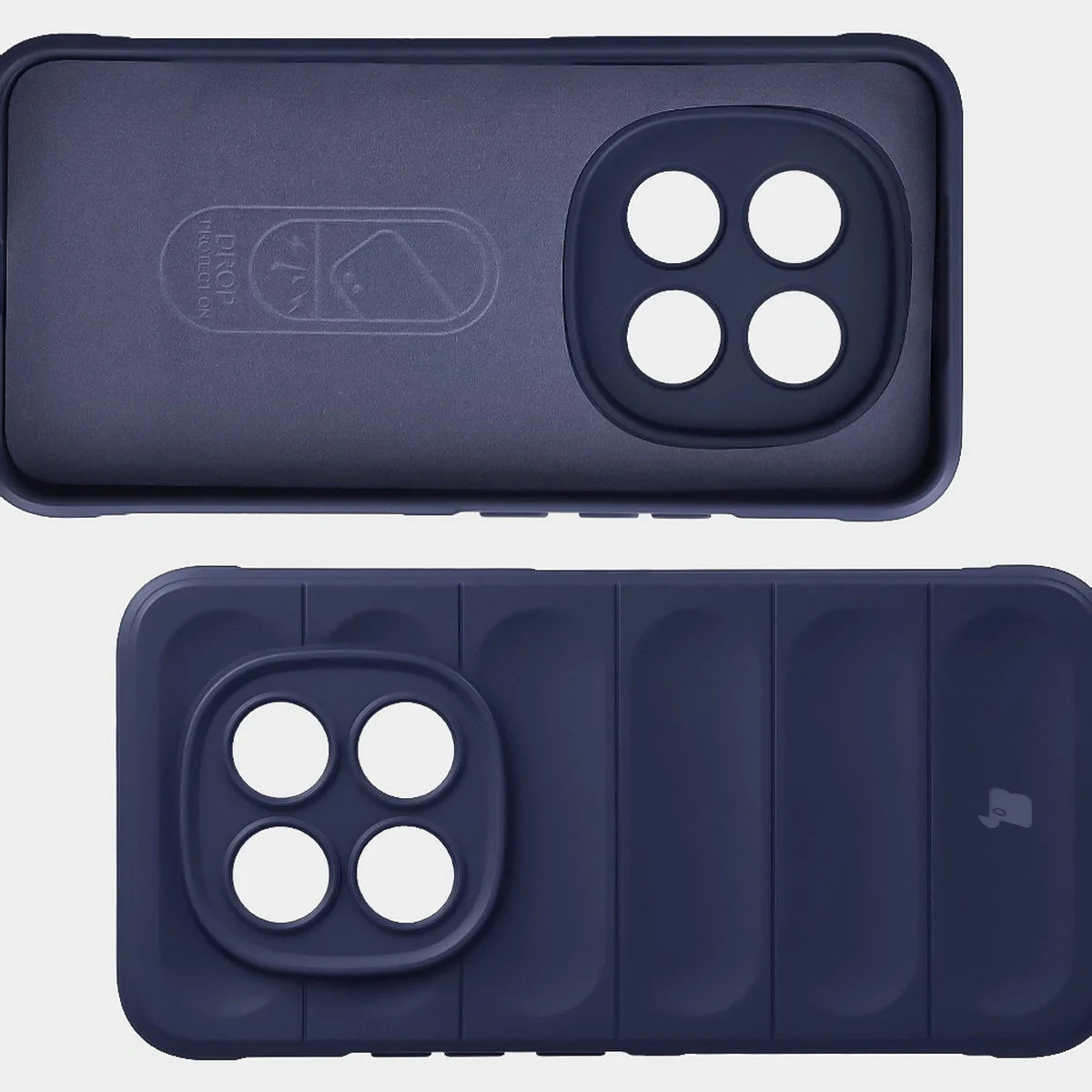 Robuste Handyhülle für Xiaomi Redmi Note 15 Pro Plus 5G / POCO M8 Pro 5G, Bizon Case Tur, Dunkelblau