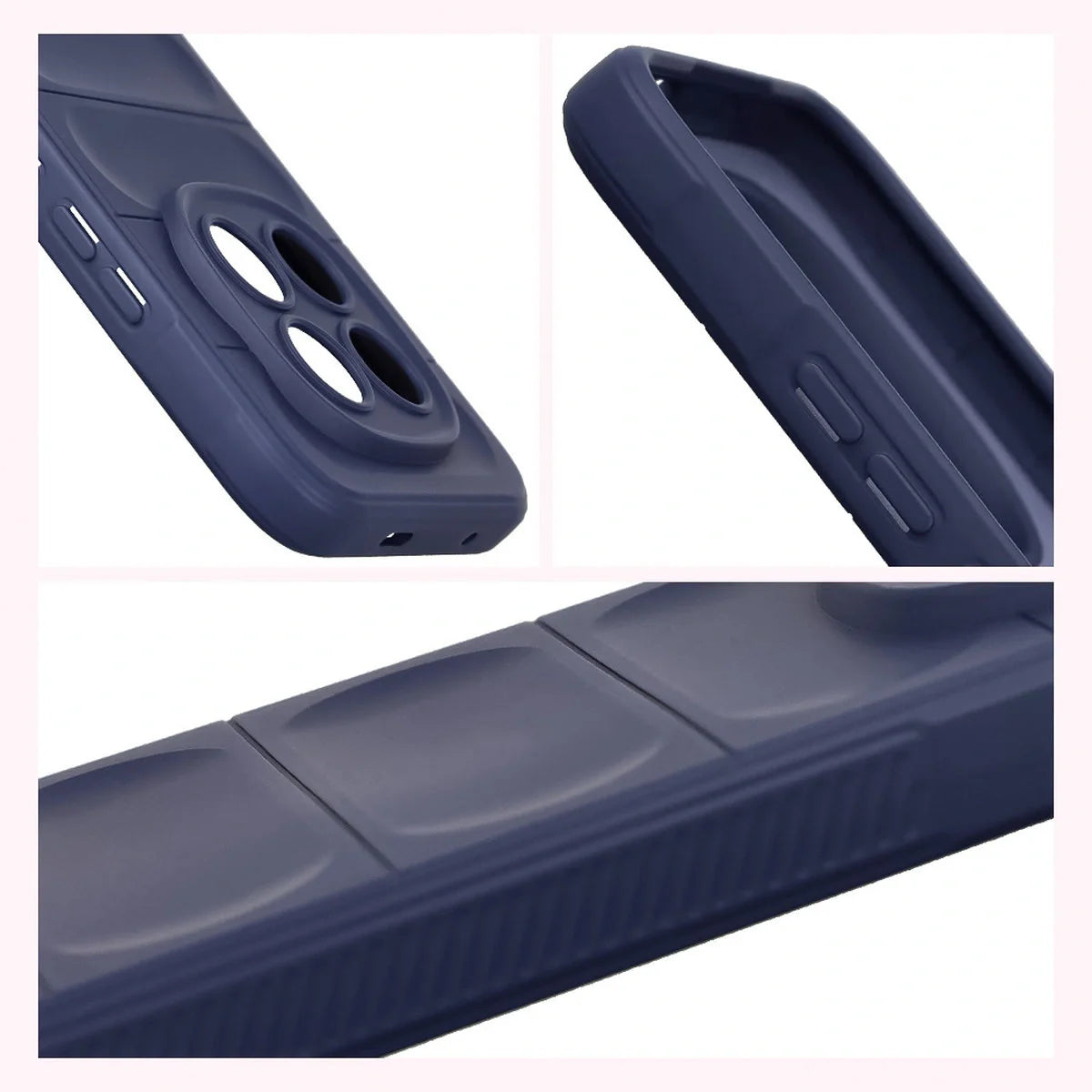 Robuste Handyhülle für Xiaomi Redmi Note 15 Pro Plus 5G / POCO M8 Pro 5G, Bizon Case Tur, Dunkelblau