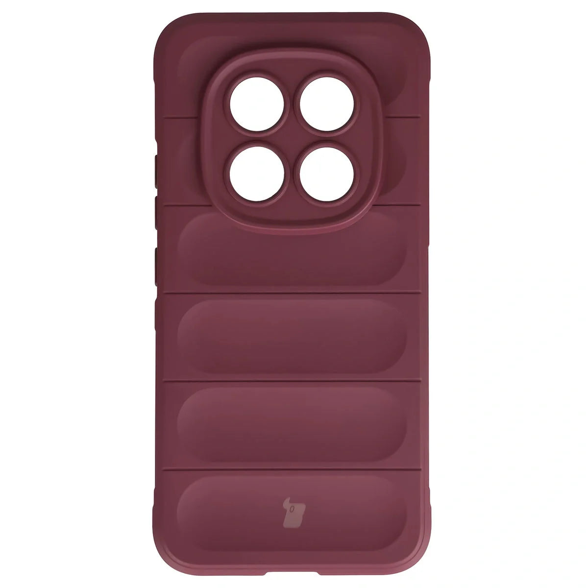 Robuste Handyhülle für Xiaomi Redmi Note 15 Pro Plus 5G / POCO M8 Pro 5G, Bizon Case Tur, Burgunderrot