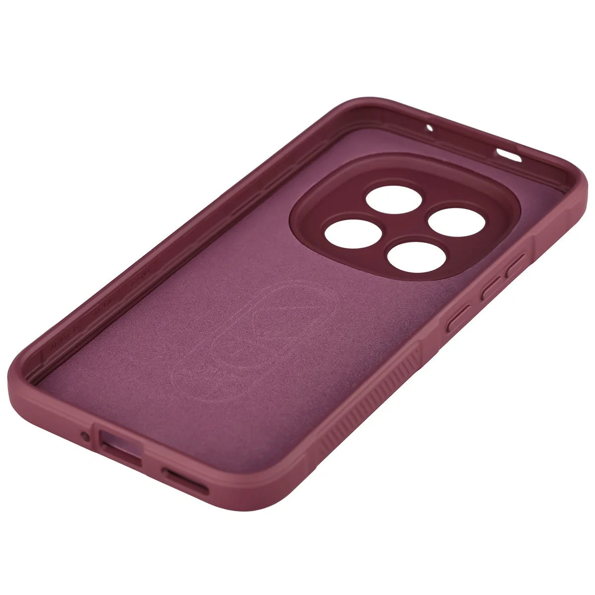 Robuste Handyhülle für Xiaomi Redmi Note 15 Pro Plus 5G / POCO M8 Pro 5G, Bizon Case Tur, Burgunderrot