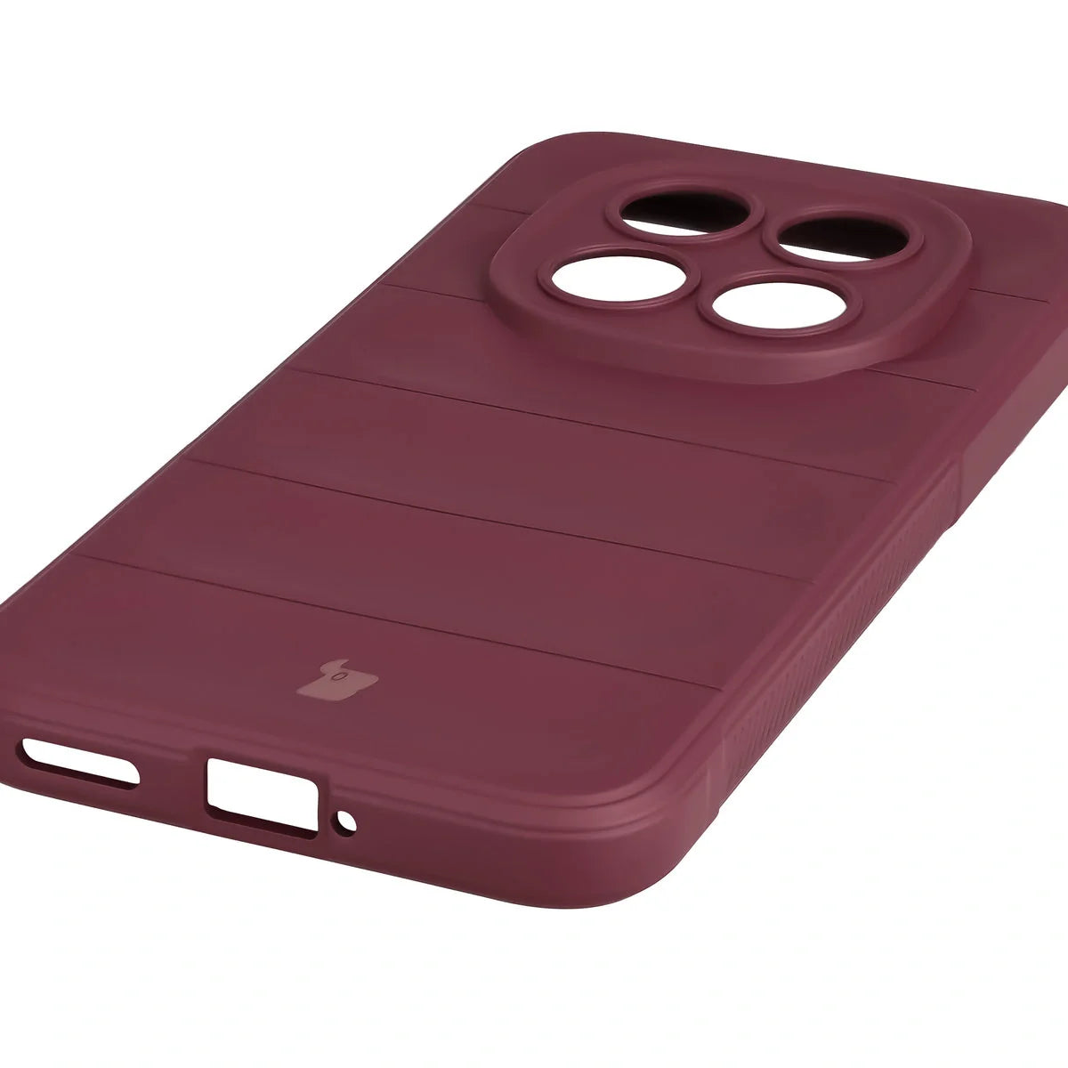 Robuste Handyhülle für Xiaomi Redmi Note 15 Pro Plus 5G / POCO M8 Pro 5G, Bizon Case Tur, Burgunderrot