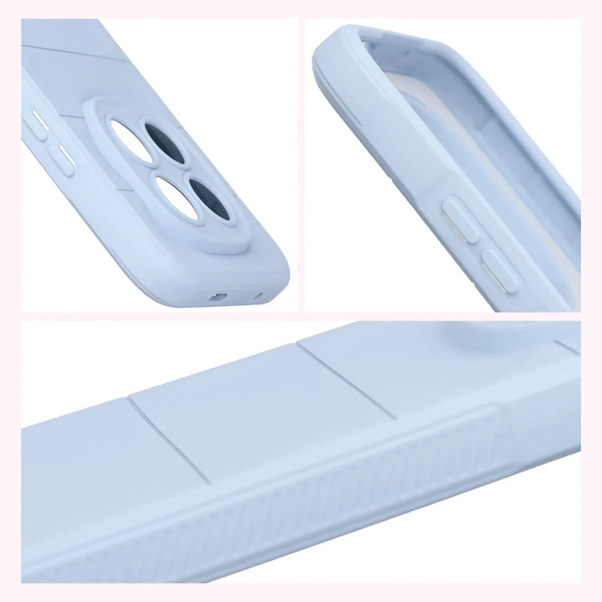 Robuste Handyhülle für Xiaomi Redmi Note 15 Pro Plus 5G / POCO M8 Pro 5G, Bizon Case Tur, Hellblau