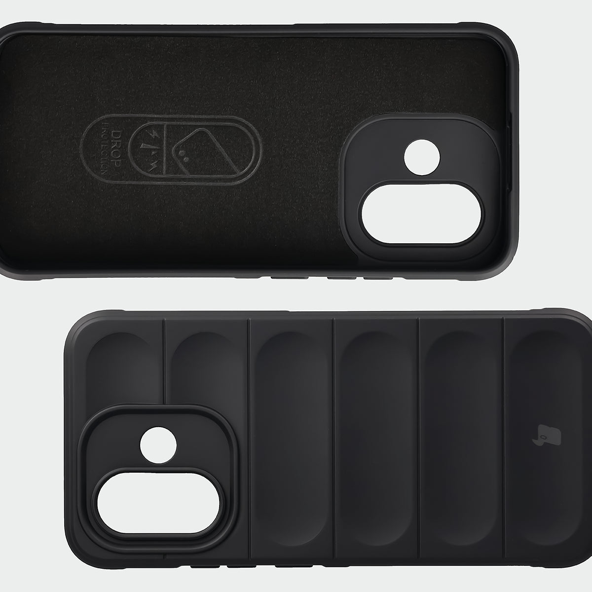 Robuste Handyhülle für Xiaomi Redmi Note 17 5G, Bizon Case Tur, Schwarz (6/8)