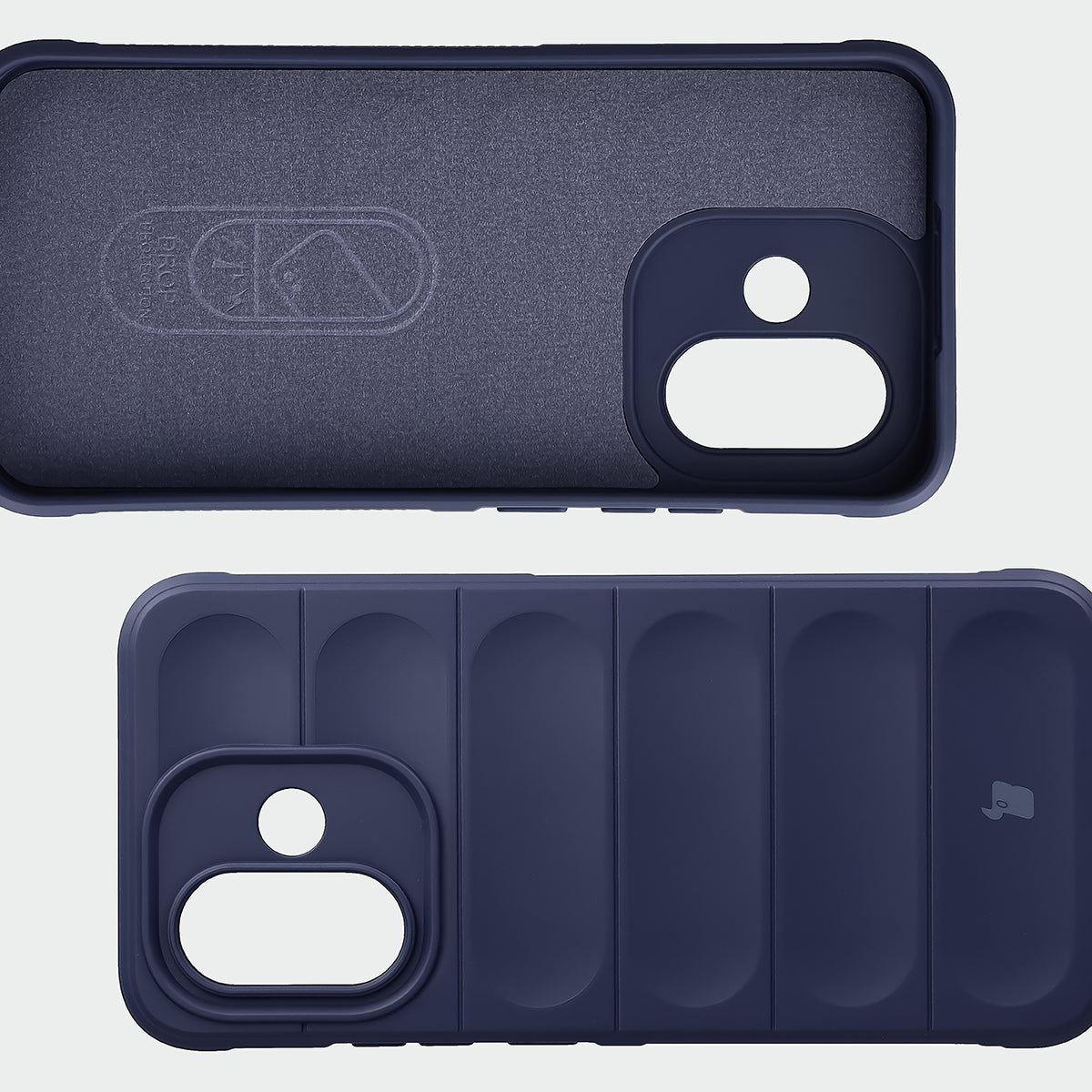 Robuste Handyhülle für Xiaomi Redmi Note 17 5G, Bizon Case Tur, Dunkelblau (6/8)